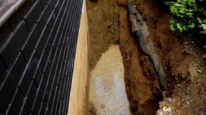 ⛔Вскрытие Фундамента. Гидроизоляция цокольного этажа.  Затоплен цокольный этаж, откачка воды.+ДРЕНА