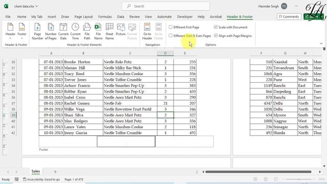 How to Insert Page Numbers in Excel (Easy Step-by-Step) | Excel Tutorial in Hindi смотреть онлайн