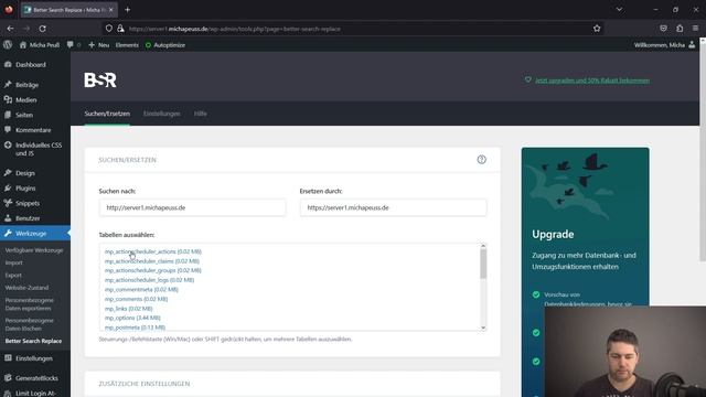 Better Search Replace Anleitung (WordPress-Plugin) смотреть онлайн