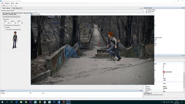 Adventure Game Studio | 3D Animation Sprites & Real Background