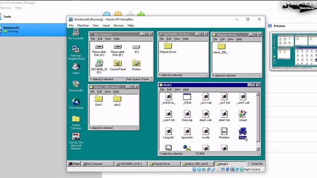 How to Install Windows 95 on VirtualBox | SYSNETTECH Solutions смотреть онлайн