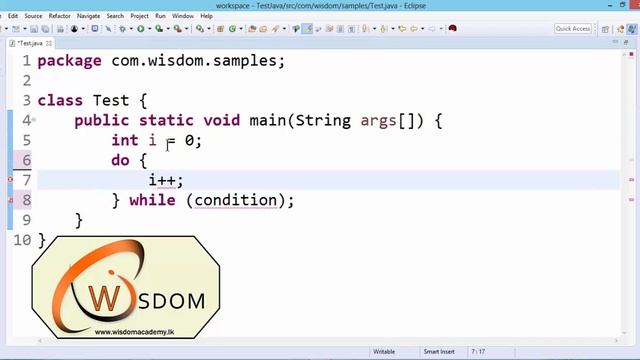 Java for beginners, for loop, while loop, do while loop & foreach Loops смотреть онлайн