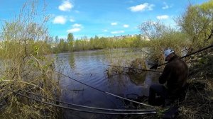 Рыбалка в черте города.Ловля рыбы на штекер в Орехово-Зуево