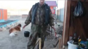 Бюджетные полукруглые ступени из бетона.