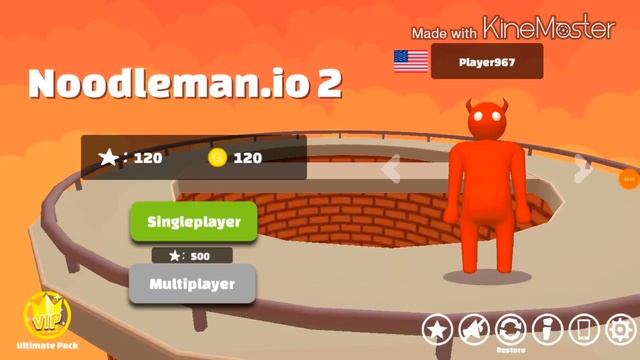 Noodleman. io 2 Fun Fight Games - ЦАРЬ ГОРЫ В НОВОЙ ИГРЕ ДЛЯ ANDROID & iOS смотреть онлайн