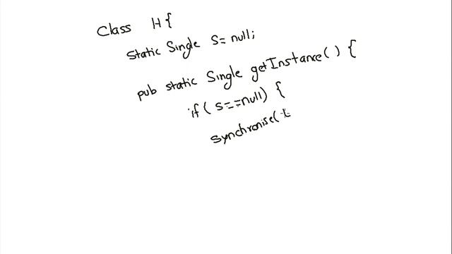 Design patterns - Double checked locking pattern смотреть онлайн