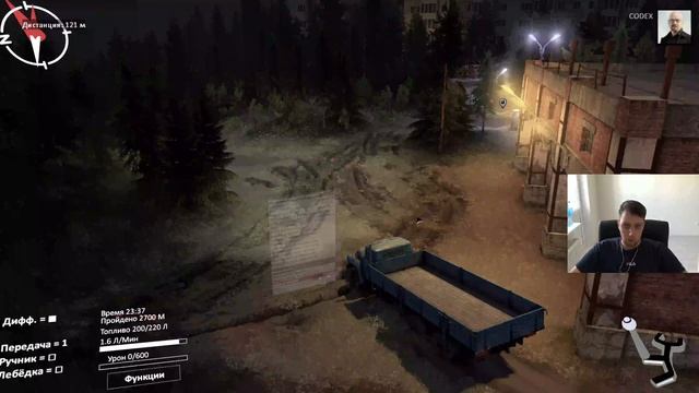 SPINTIRES #6 Новая карта. Пытаюсь найти дорогу смотреть онлайн