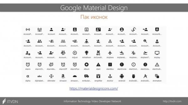 Google Material Design для WPF разработчика. Урок 7. Карточки, пак иконок и цветовые зоны