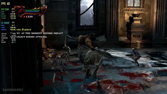 RPCS3 God Of War 3 i5 11400f GTX 1060 6gb | Ultimate Settings | 60FPS смотреть онлайн