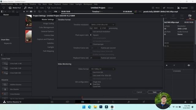 Exporting a JPG or PNG from DaVinci Resolve. смотреть онлайн