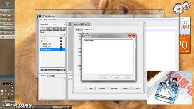#PHPoC Hello World - Mostrando un archivo PHP en el navegador en red local смотреть онлайн