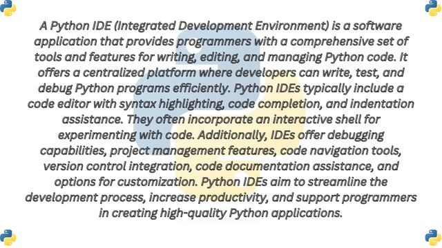 Python Ide: The Perfect Integrated Development Environment For Your Next Project смотреть онлайн