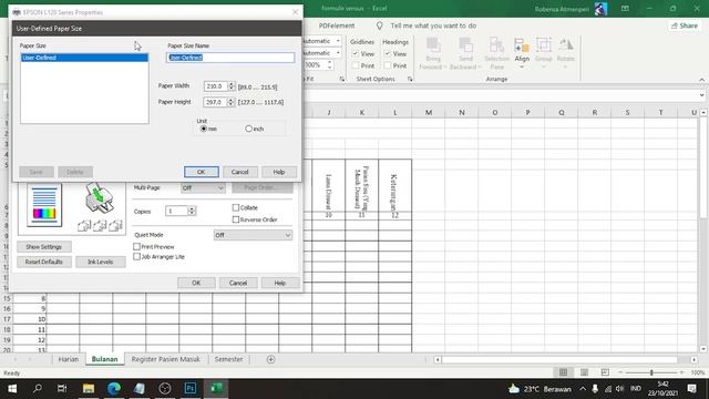 Cara Menambahkan Ukuran Kertas F4 Secara Permanen di Excel смотреть онлайн
