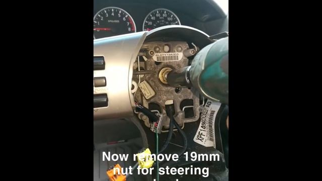 How To Remove Airbag and Combination switch 2005 2012 Nissan Pathfinder Xterra Frontier LHD смотреть онлайн