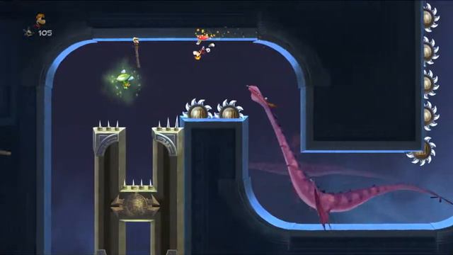 Полное прохождение Rayman Legends Часть 36 Ад на Земле (Мега сложный уровень) смотреть онлайн