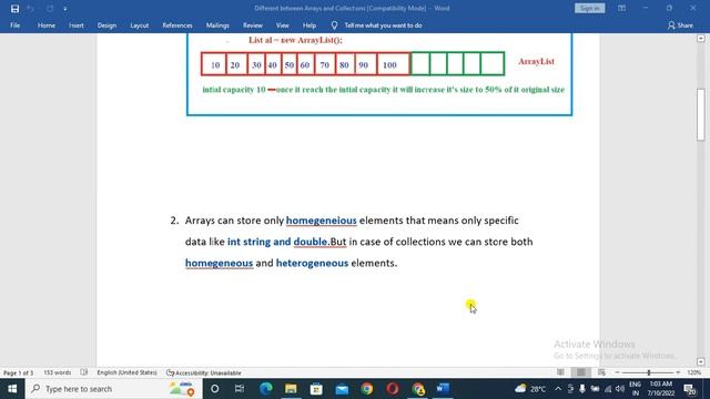 Difference Between Arrays and Collections in java(Telugu) смотреть онлайн