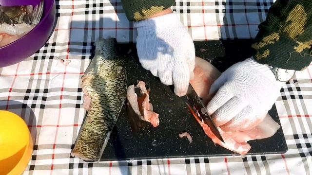 Хе из рыбы/ Готовим быстро и вкусно на природе смотреть онлайн