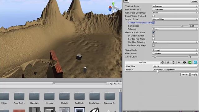Applying normal maps to objects in Unity смотреть онлайн