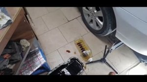 Замена масла и устранение течи поддона