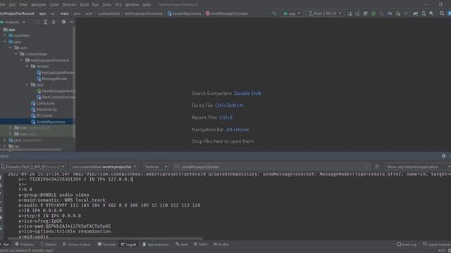 02. Android Project Introduction- Native Android Video Call using WebRTC and Nodejs signaling serve смотреть онлайн