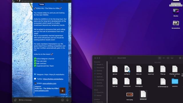 Telegram multiple Account Bulk Message Sender | Updated tool December 2021 смотреть онлайн