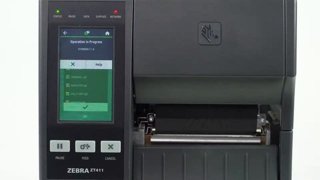 How to Use the USB Thumb Drive on the ZT411 and ZT421 Zebra Printers смотреть онлайн