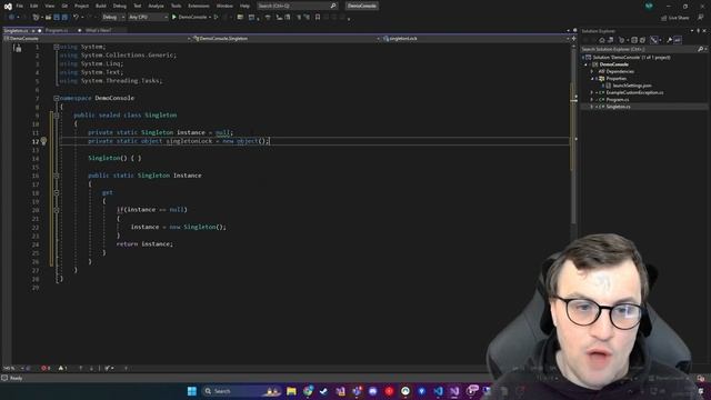 The Singleton Pattern in C#. How to Use It...But Should You??? смотреть онлайн