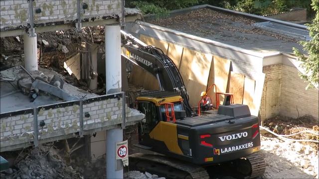 Excavator Volvo EC 220 And A Bit CAT 374