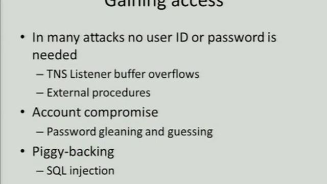 DEFCON 19 Hacking and Forensicating an Oracle Database Server смотреть онлайн