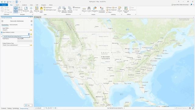 How to Geocode Addresses in ArcGIS Pro смотреть онлайн