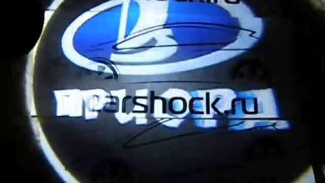 Проекция (проектор) логотипа в двери или бампер Приора смотреть онлайн