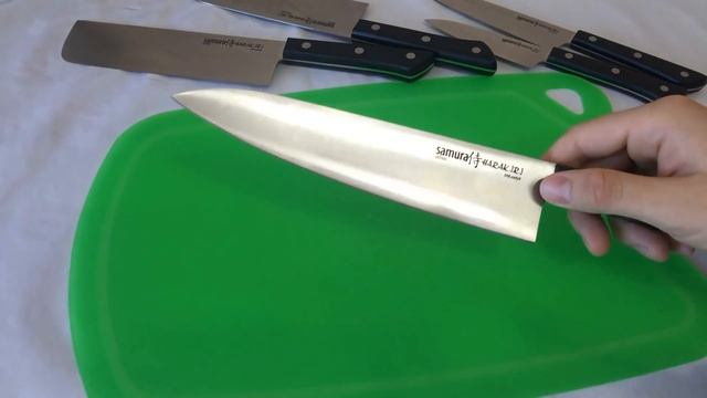 Какие кухонные ножи лучше купить. Обзор ножей самура для кухни от Ивана! смотреть онлайн