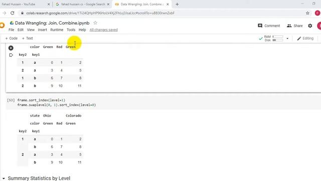 Session 08: Data Wrangling Join Combine in pandas | Combining Data in Pandas merge join concatenate смотреть онлайн