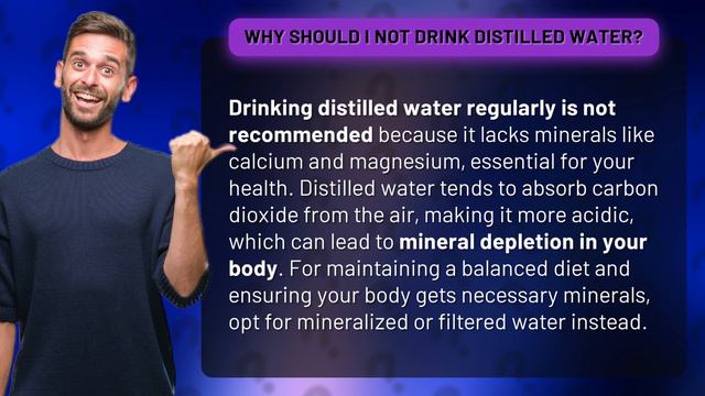 Why should I not drink distilled water? смотреть онлайн