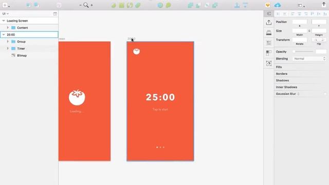 Pomodoro Timer - Mobile App Design смотреть онлайн