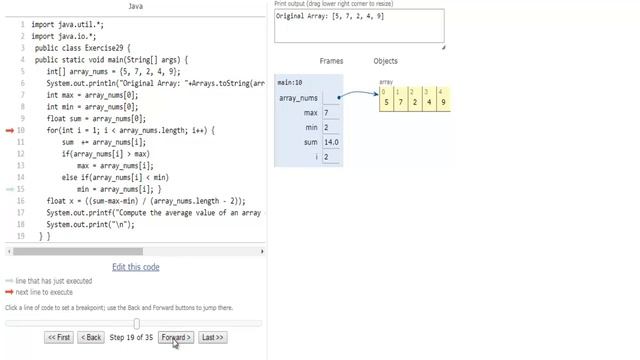w3resource.com: Java Array Exercise-29 смотреть онлайн