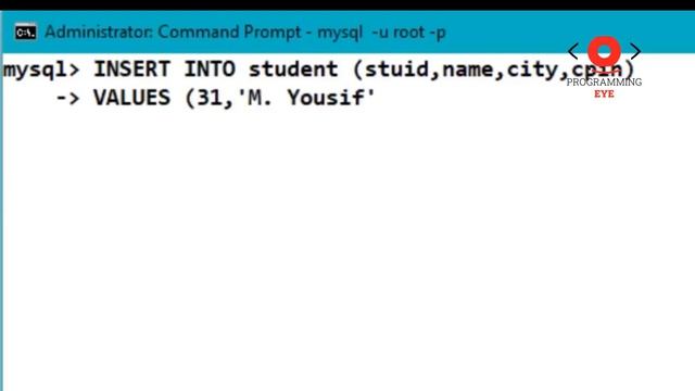 How to INSERT INTO table with specified Column Name in SQL | Hindi/Urdu | #ProgrammingEye смотреть онлайн
