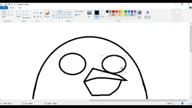 IT 16 PART 3 - IT TUTORIAL MICROSOFT PAINT DRAWING BLACK ANGRY BIRDS PART 3 смотреть онлайн