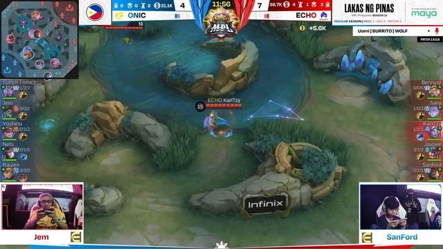 MPL PH S12 - W1D2 - ECHO vs ONIC - GAME 3 смотреть онлайн