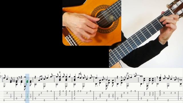 Samba de Orfeu (L. Bonfa), Guitar tutorial, sheet and Tab смотреть онлайн