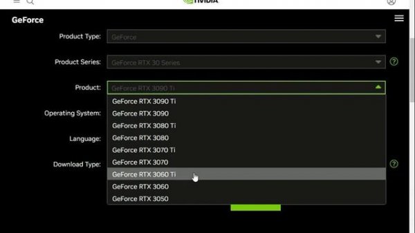 How to Download Driver NVIDIA GeForce RTX 3070