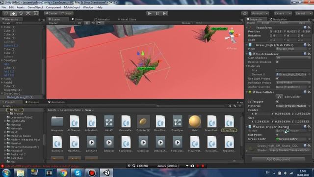 Симулятор на Unity 5 [Возрождение Травы] | Unity 5 #3 смотреть онлайн