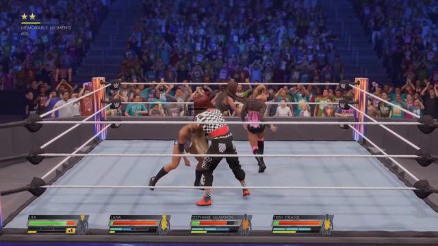 WWE 2K22 Lita VS Stephanie,Liv,Lana,Trish 5-Diva Battle Royal Match WWE Women's Title '10 смотреть онлайн