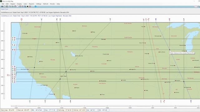Astrology Map Lines Explained - Angle Lines, Parans, and Local Space Lines in Astrocartography смотреть онлайн