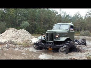 Такого грузовика вы точно не видели!!! Сделал из ЗиЛ-157 и ГАЗ-66 уникальный грузовик!!!