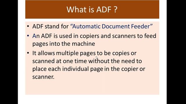 ADF | What is ADF? (Daily Quick Tech Terms) смотреть онлайн