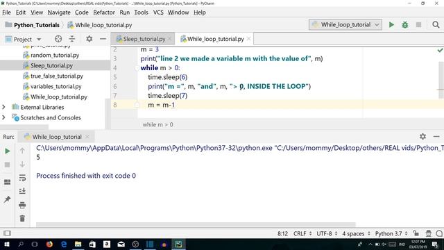 python 3 while loop смотреть онлайн