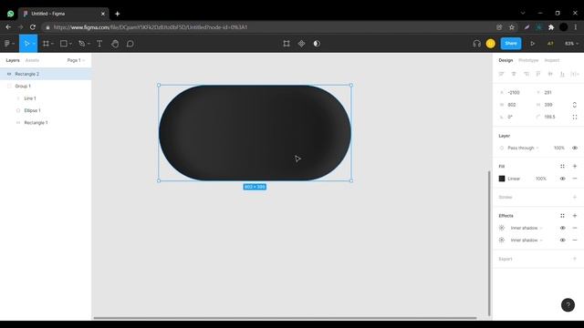 Skeuomorphism Button Effect Using Figma | Smart animate figma | Figma Ui Design смотреть онлайн