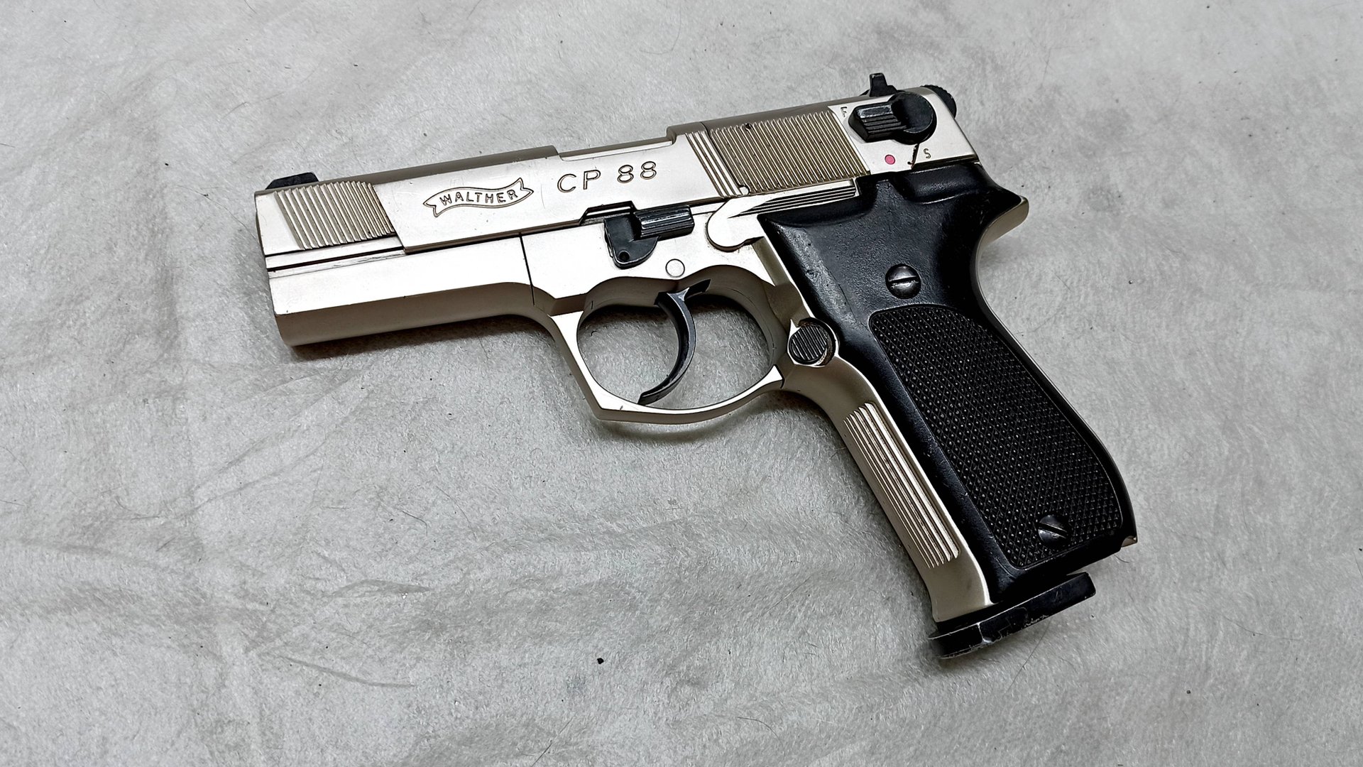 ОБЗОР И ТЮНИНГ - UMAREX WALTHER CP88  (ПНЕВМАТИЧЕСКИЙ ПИСТОЛЕТ 4.5 ПУЛИ СО2)