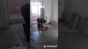 Укладка плитки елочкой на пол керамогранит быстро